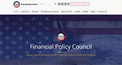 Desktop Screenshot of financialpolicycouncil.org